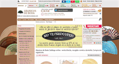 Desktop Screenshot of abanicosboda.com