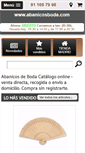 Mobile Screenshot of abanicosboda.com